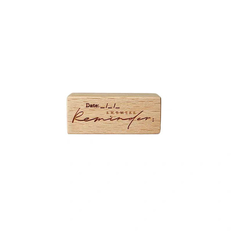 Wooden stamps