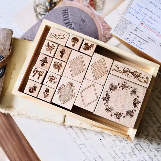 Wooden stamps