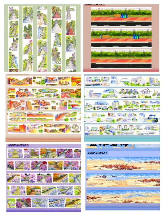 Journal landscape PET tape (5m/roll)