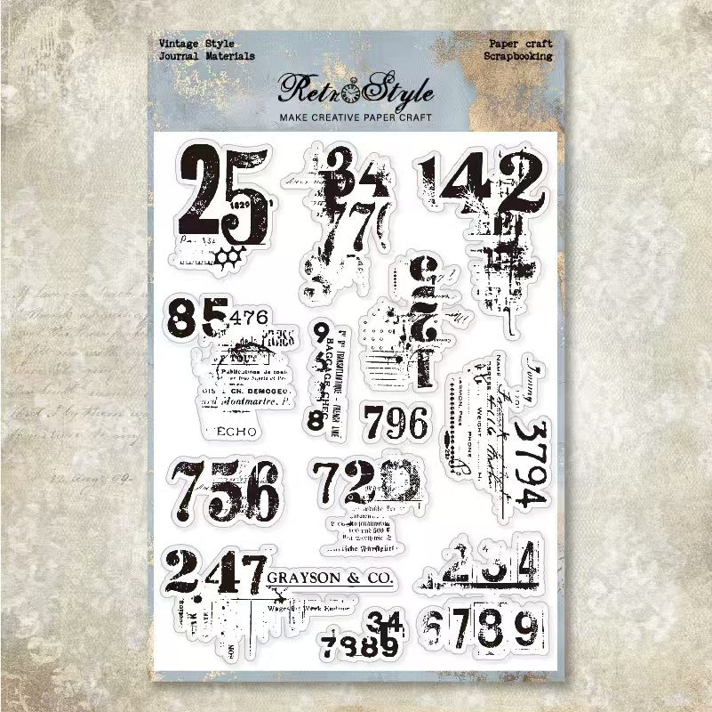 Clear silicone stamps