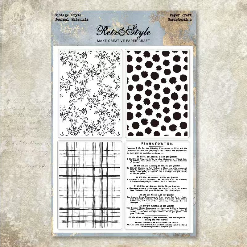 Clear silicone stamps