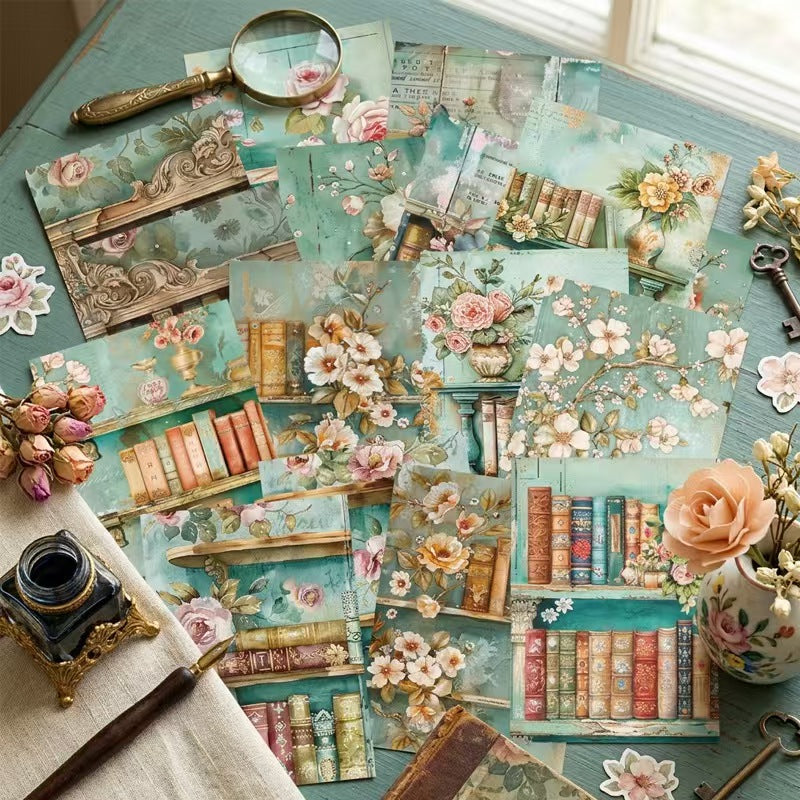 Journal background paper pack (16 sheets/ pack) 14.4*10.5cm