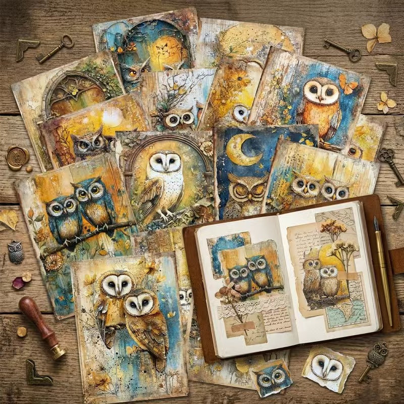 Journal background paper pack (16 sheets/ pack) 14.4*10.5cm