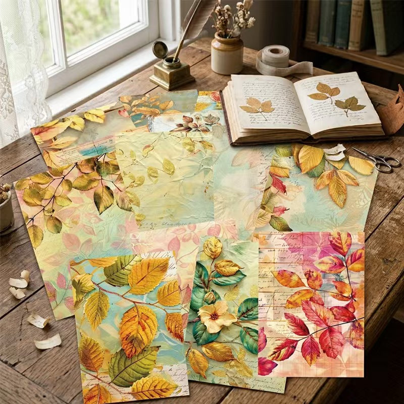 Journal background paper pack (16 sheets/ pack) 14.4*10.5cm