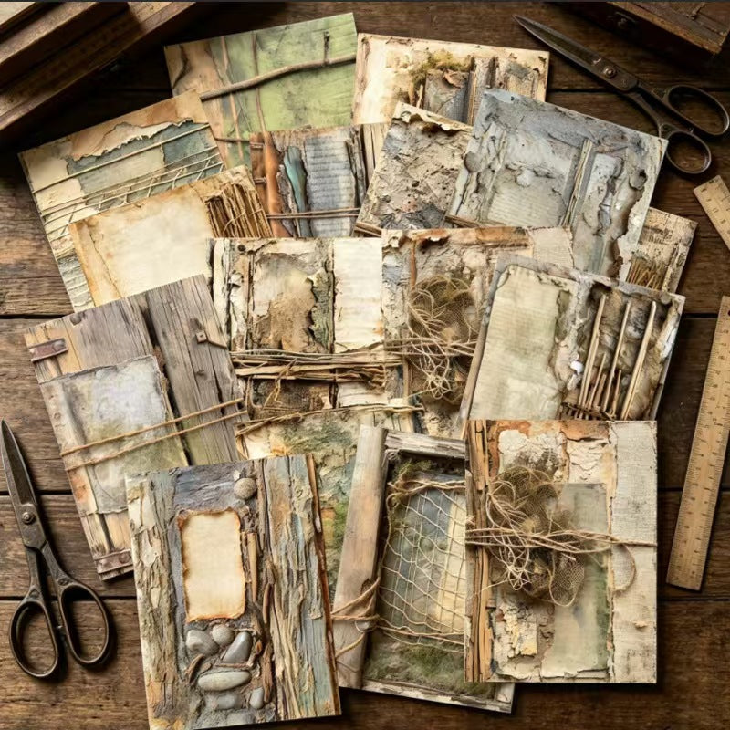 Journal background paper pack (16 sheets/ pack) 14.4*10.5cm