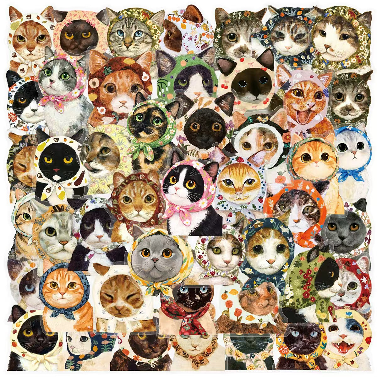 Journal PET sticker packs (50pcs/pack)