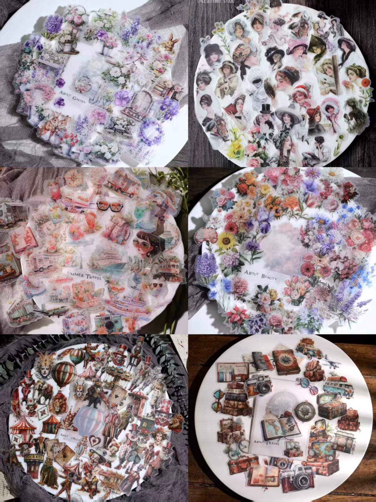 Journal Vellum paper sticker packs