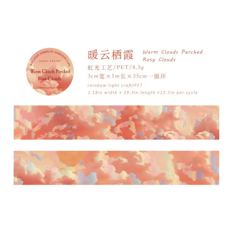 Journal PET tape (3cm*1m/roll) Clouds