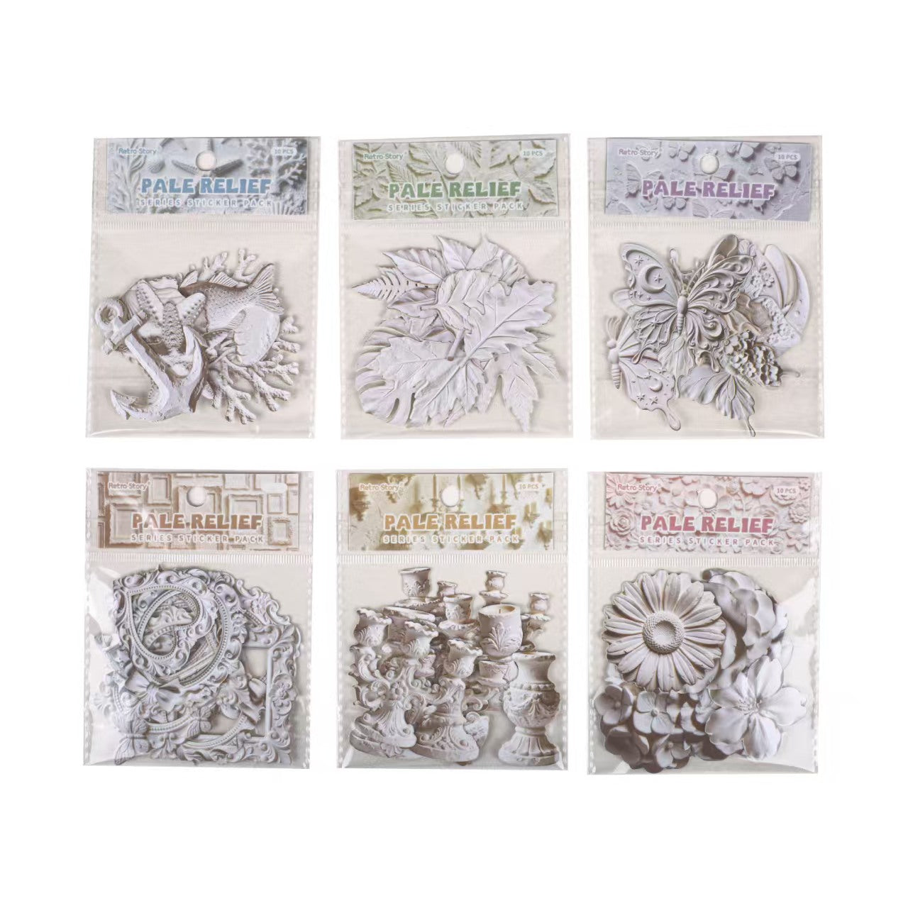 Journal hard card sticker pack (10pcs/pack)