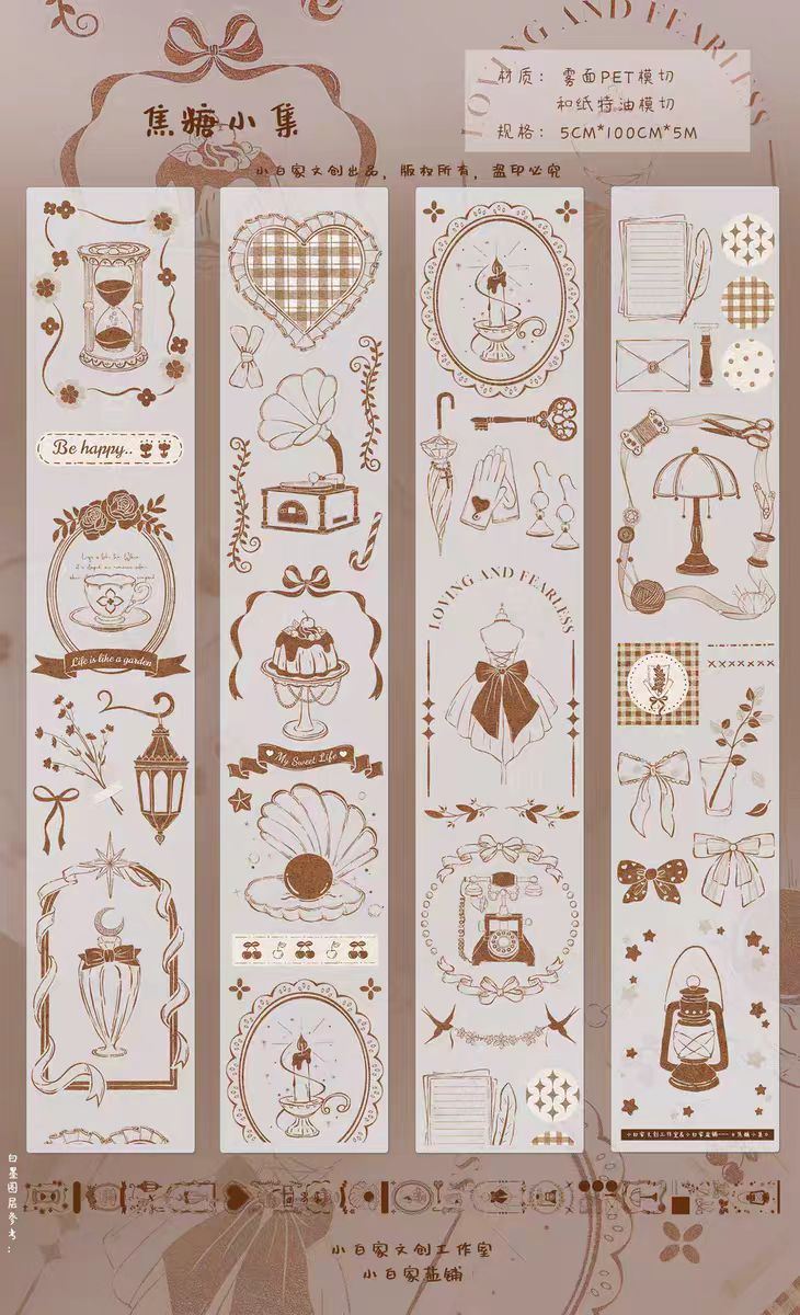 Journal pre-cut tape