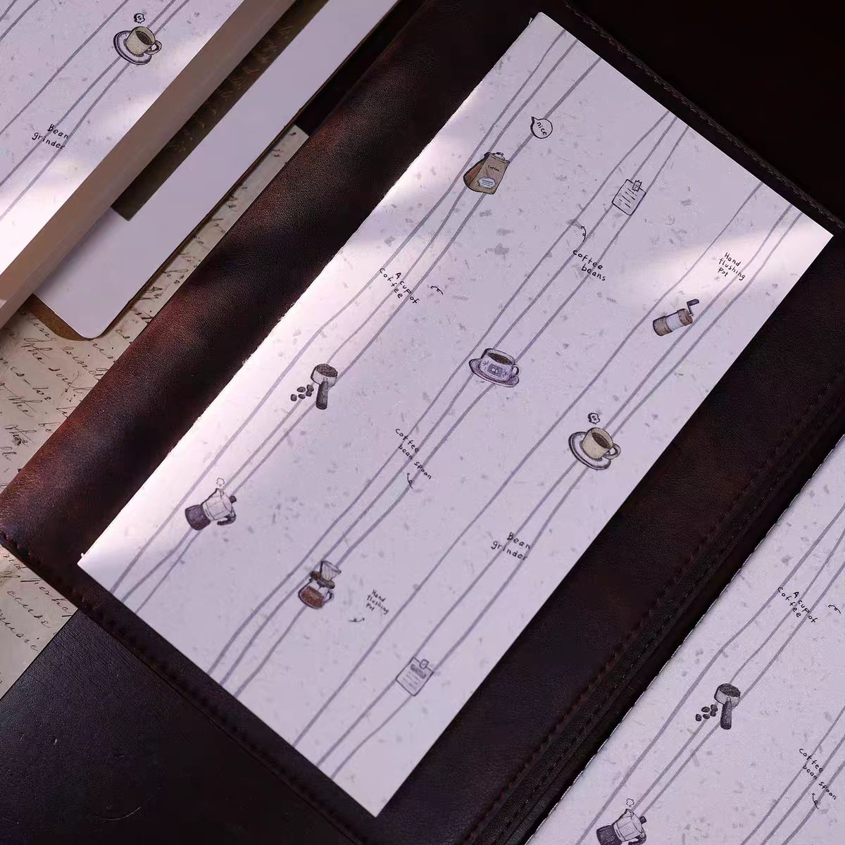 Journal notebook (24 sheets of Blank page) 11*21cm