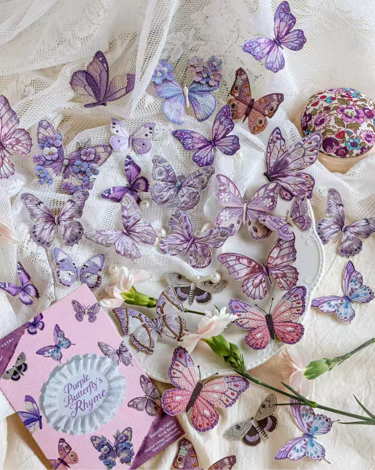 Journal hard card sticker packs (Butterfly)