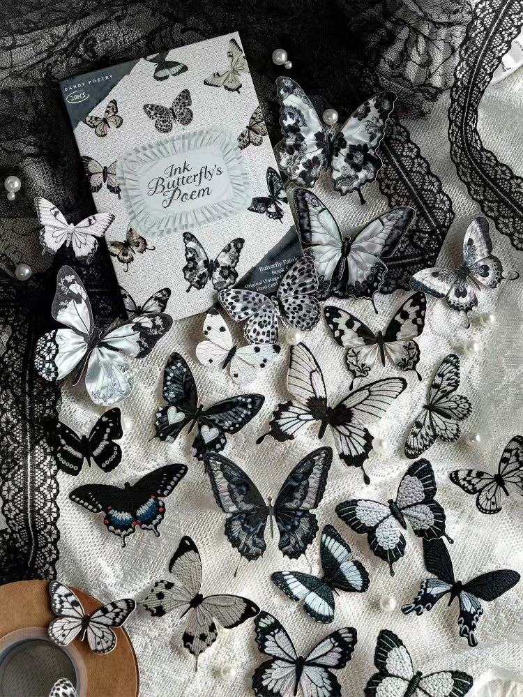 Journal hard card sticker packs (Butterfly)