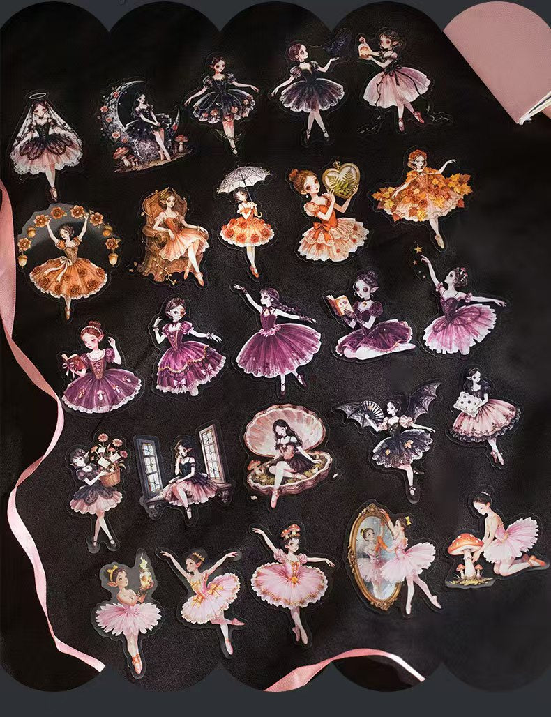 Journal PET Sticker Packs (Retro character)
