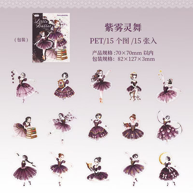 Journal PET Sticker Packs (Retro character)