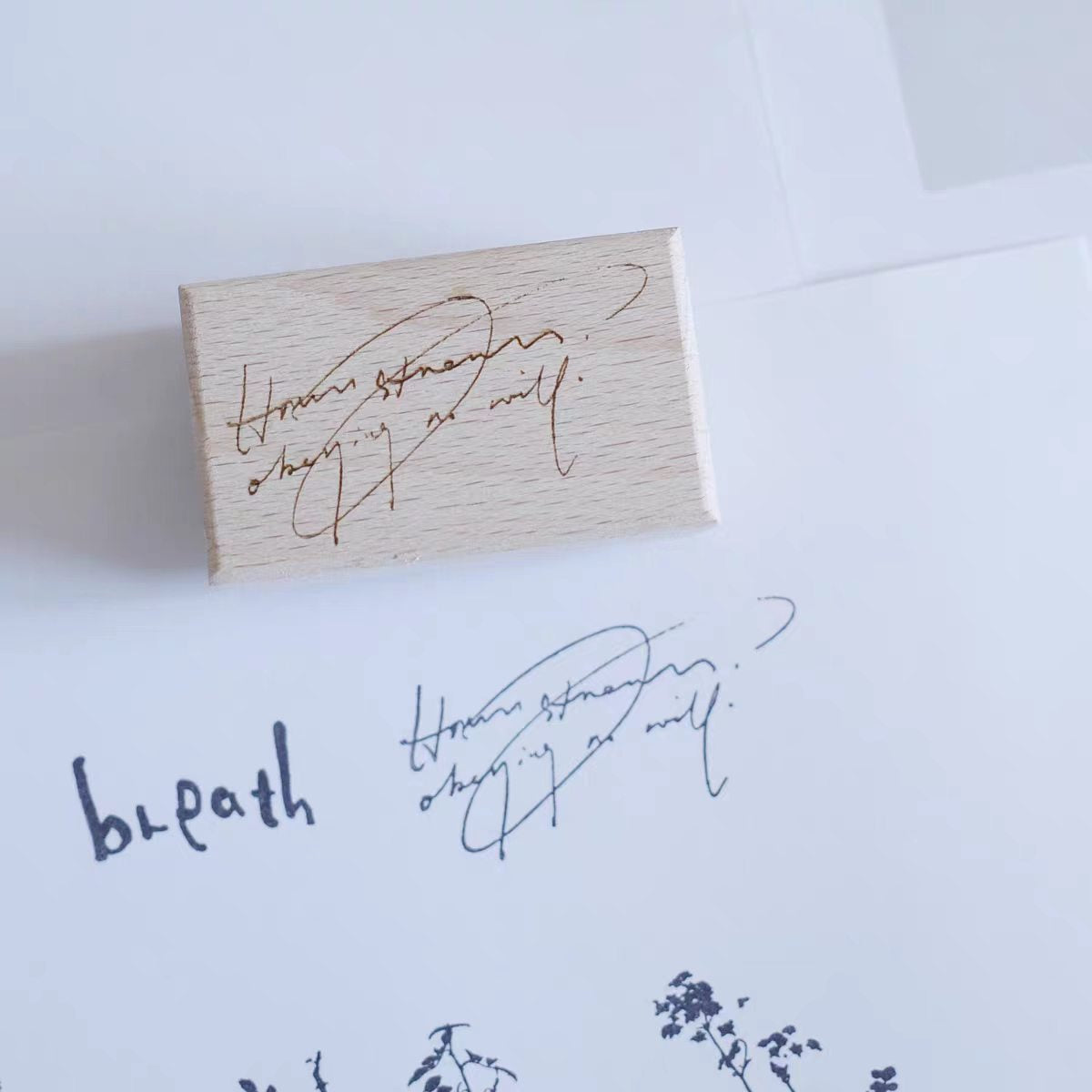 Wooden stamp