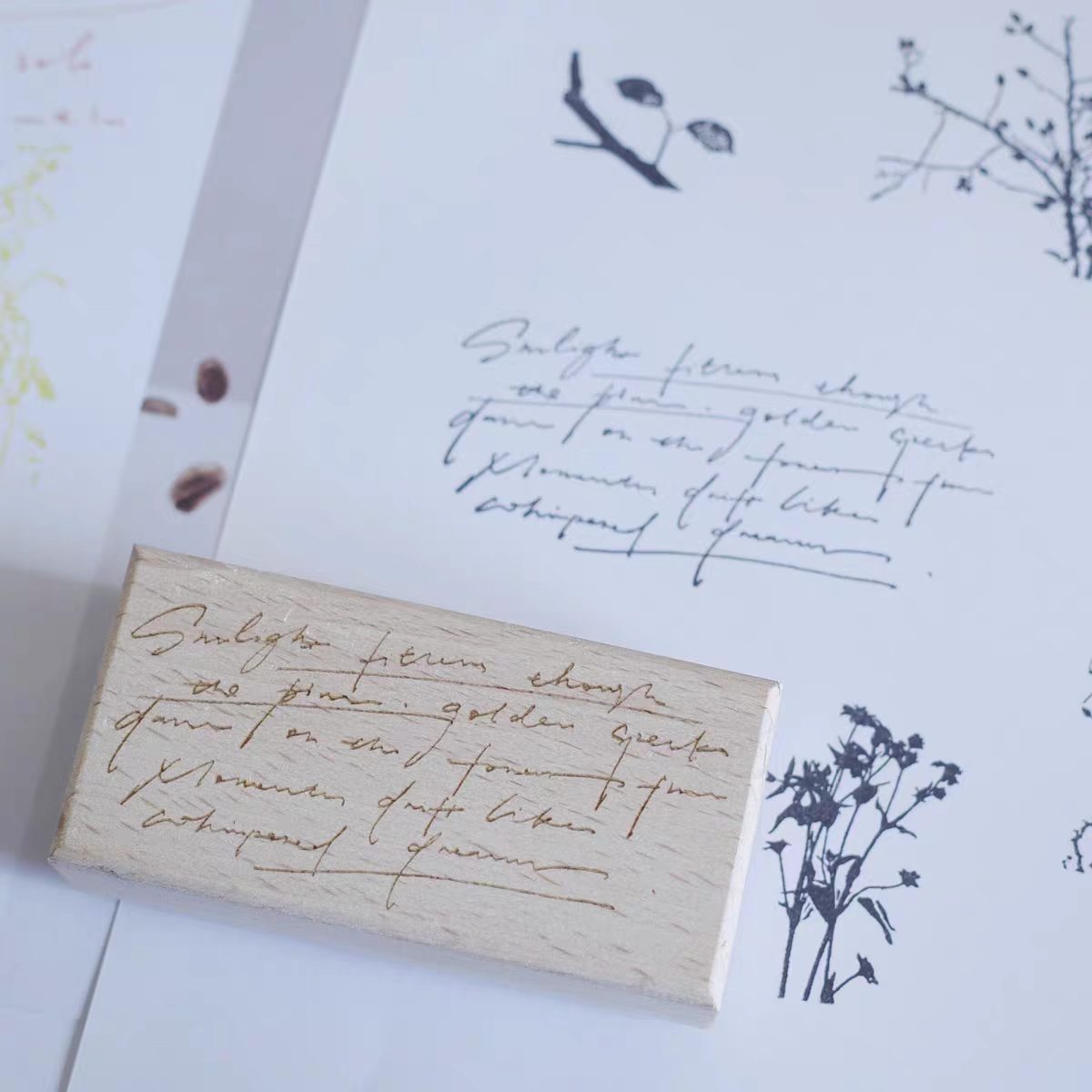 Wooden stamp