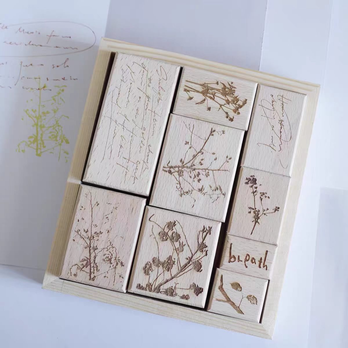 Wooden stamp