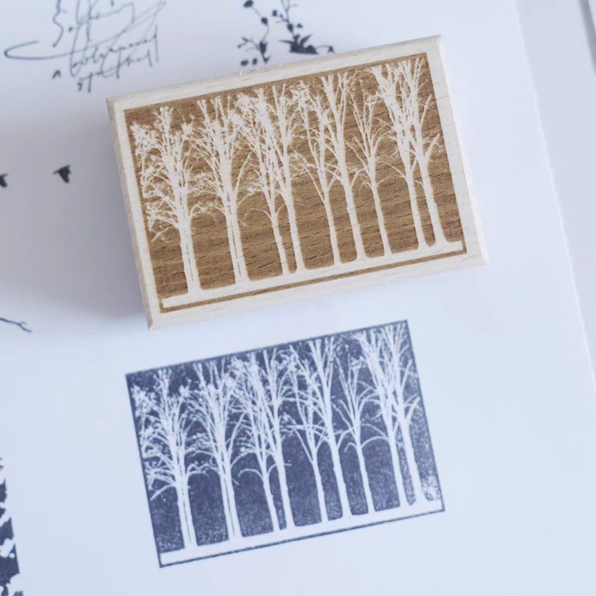Wooden stamp