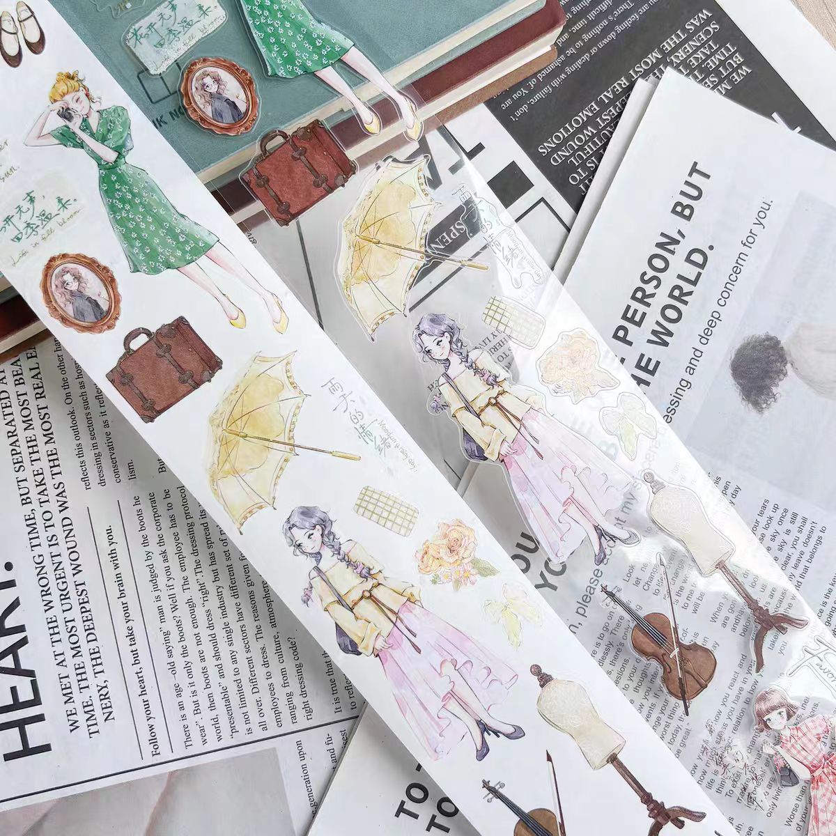 Journal pre-cut tape