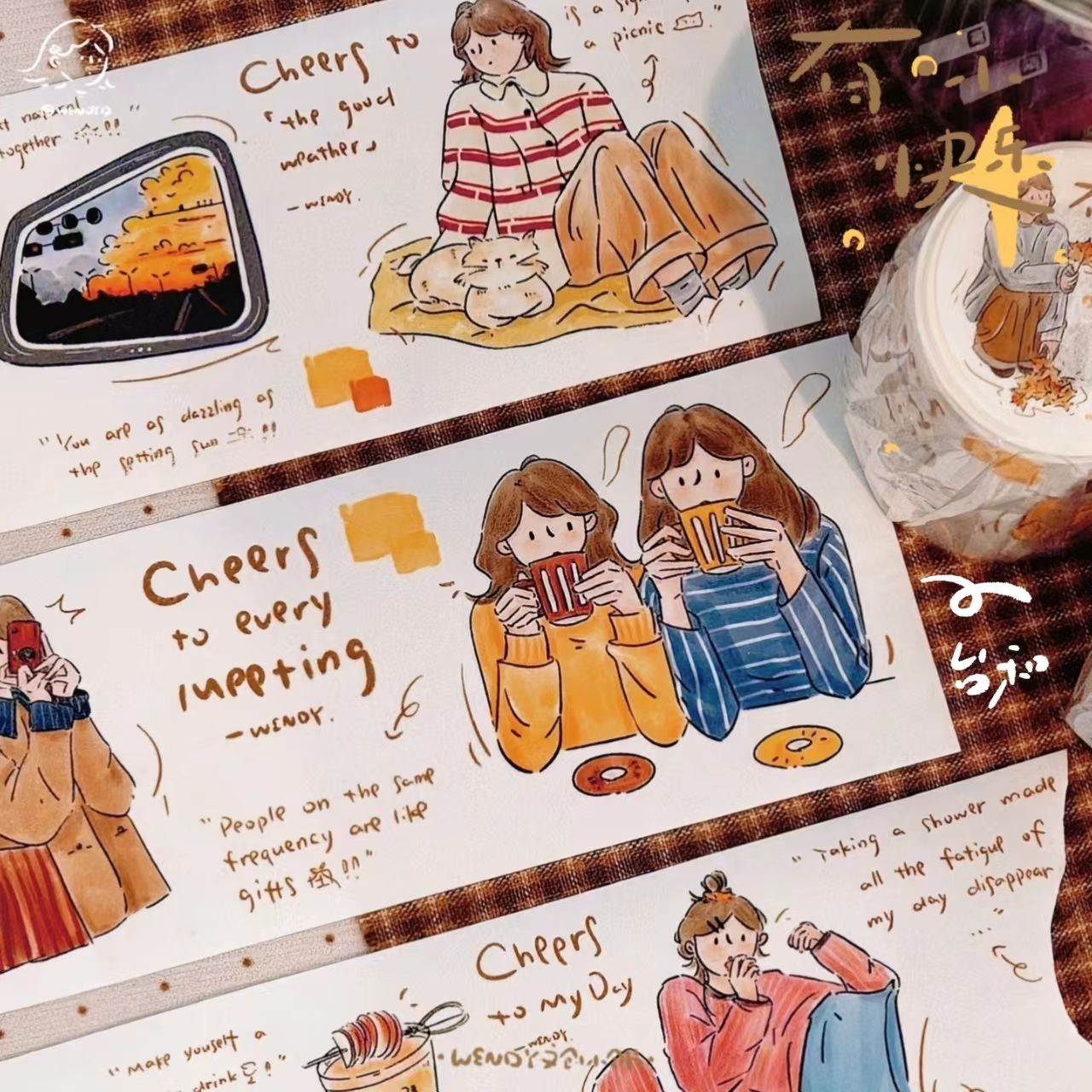 Journal pre-cut tape (6cm*5m/roll)