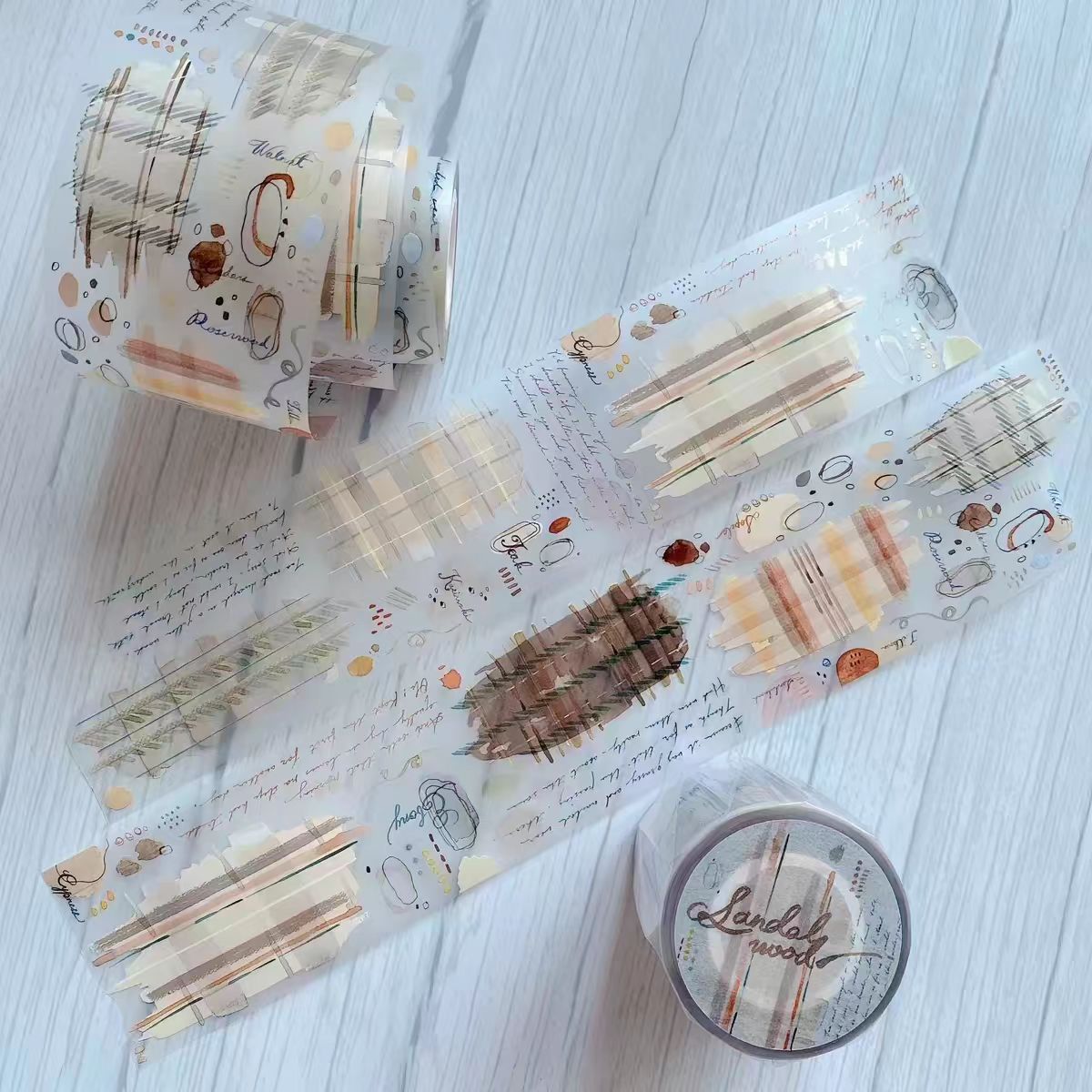 Journal matte PET tape (10m/roll)