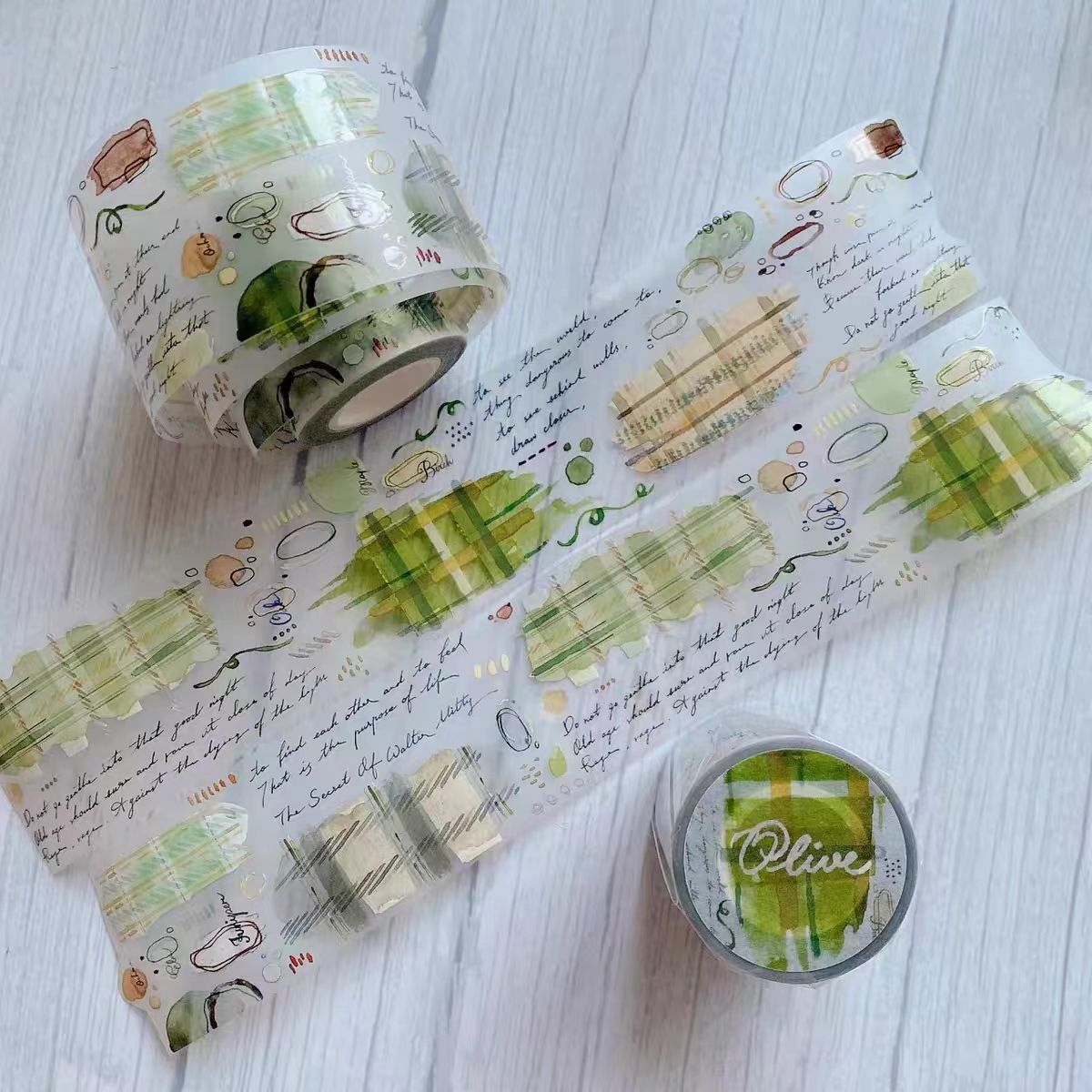 Journal matte PET tape (10m/roll)