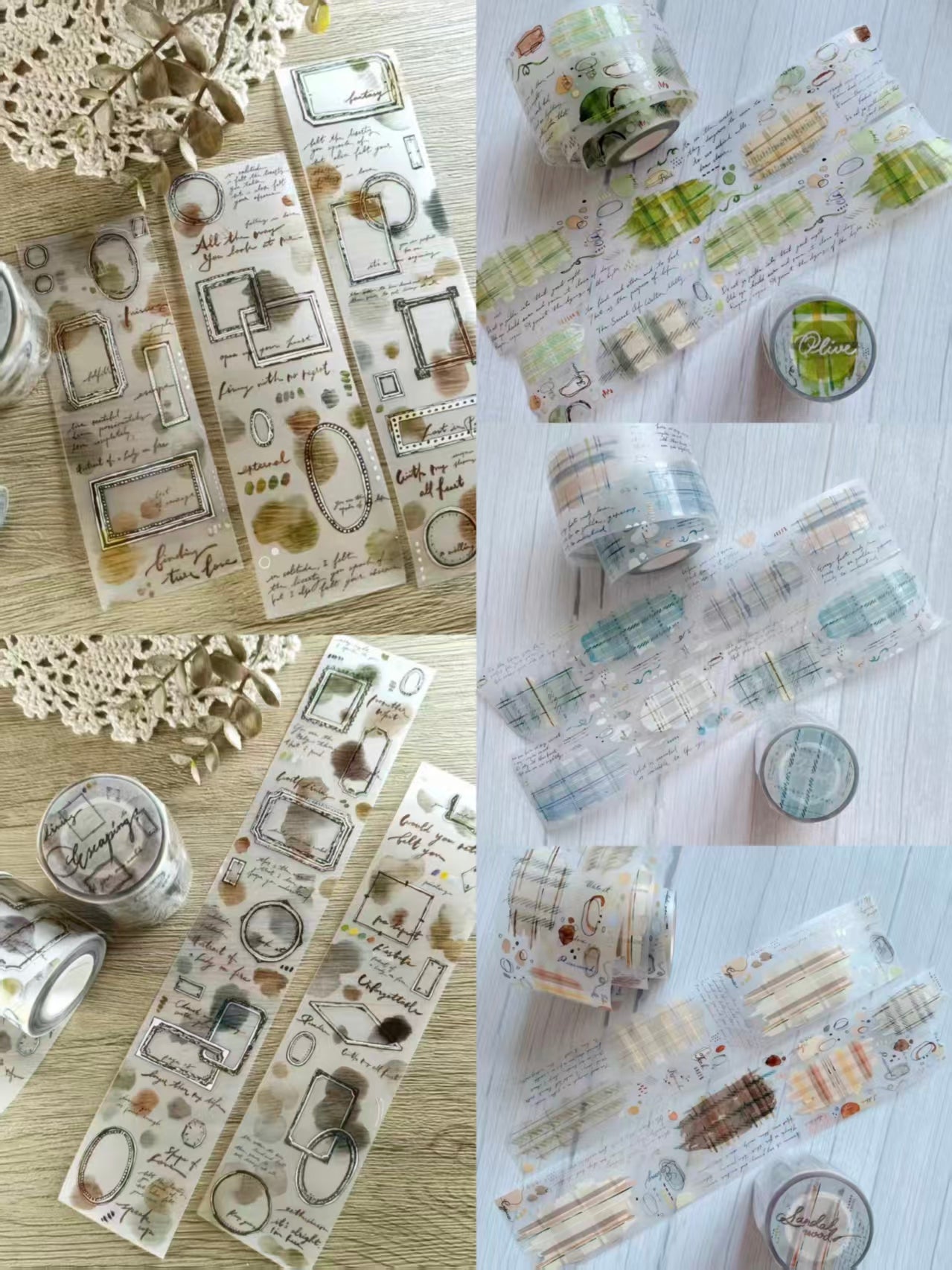 Journal matte PET tape (10m/roll)