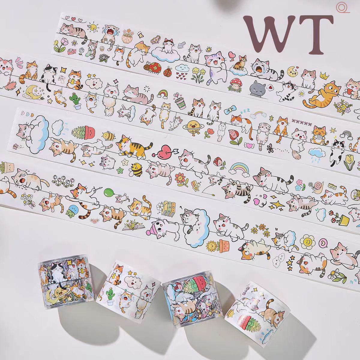 Journal pre-cut tape (Cats) 4cm*5m/roll