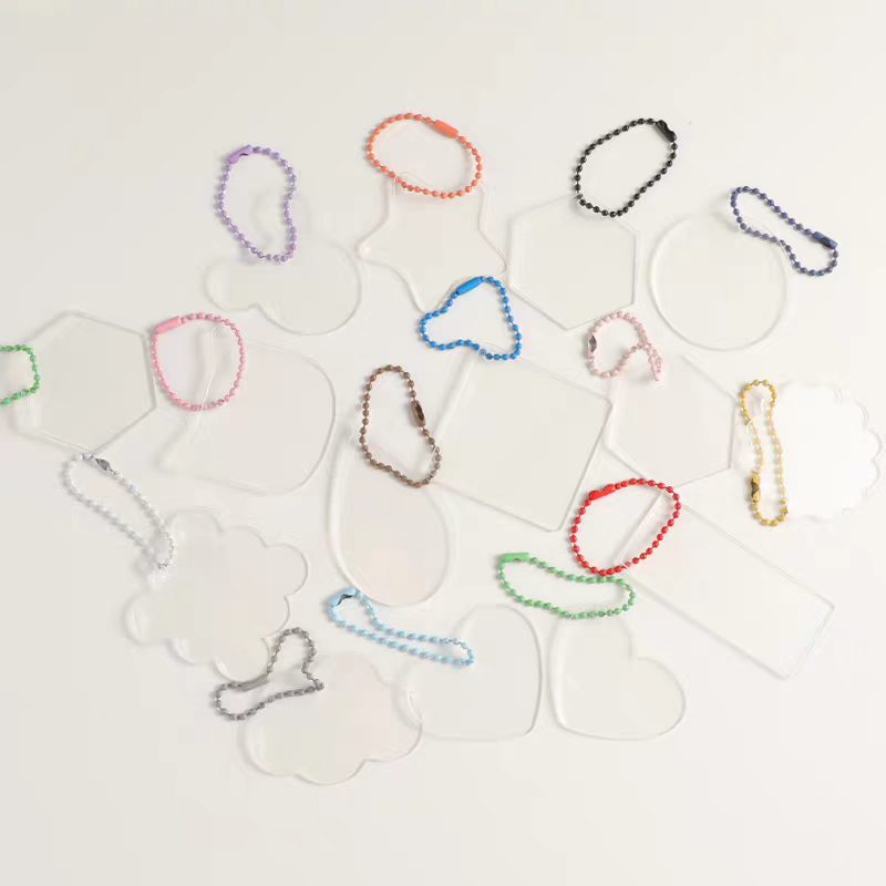 Acrylic "Guka" (DIY Deco) Keychain （20PCS/50PCS/pack）