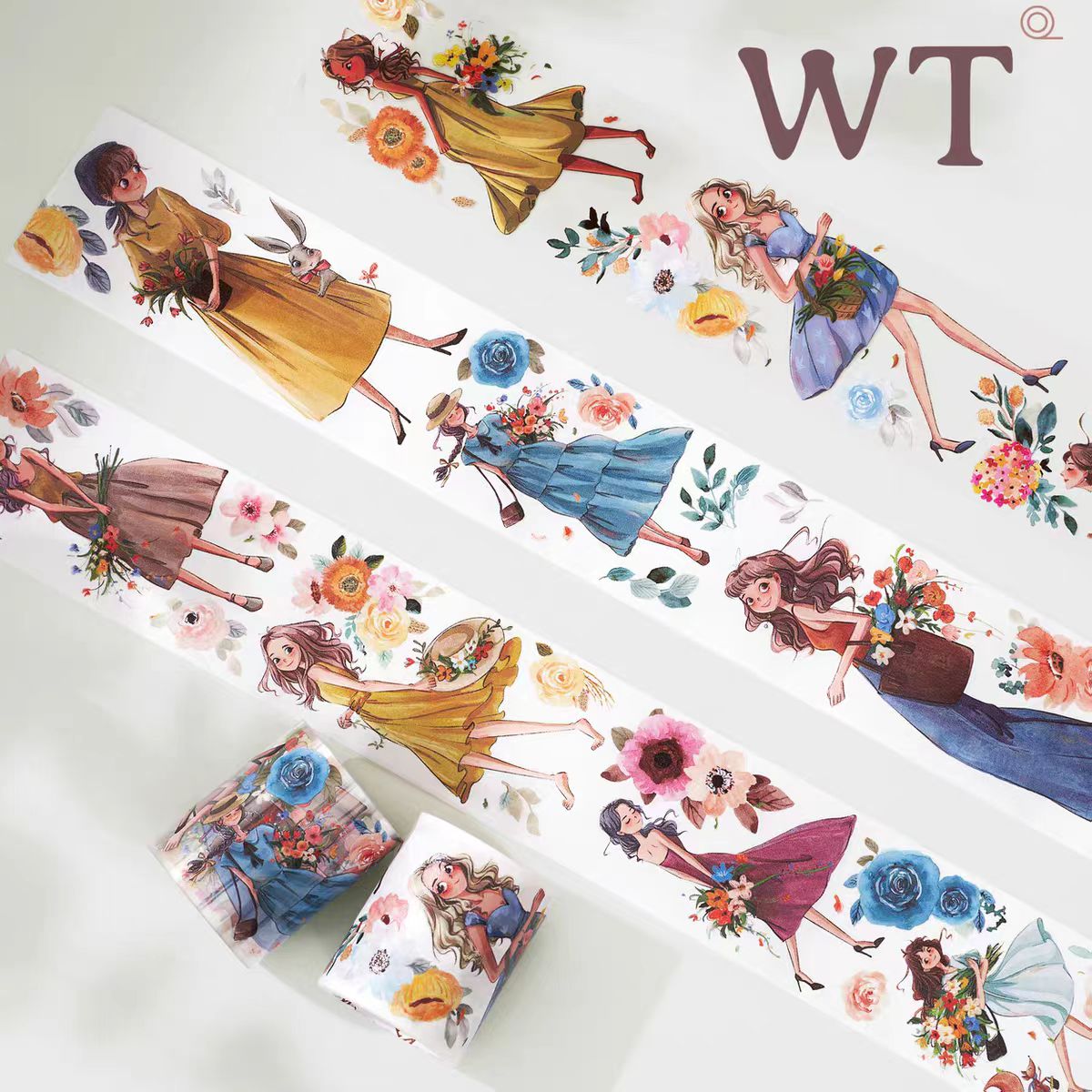 Journal pre-cut tape (5cm*5m/roll) Character