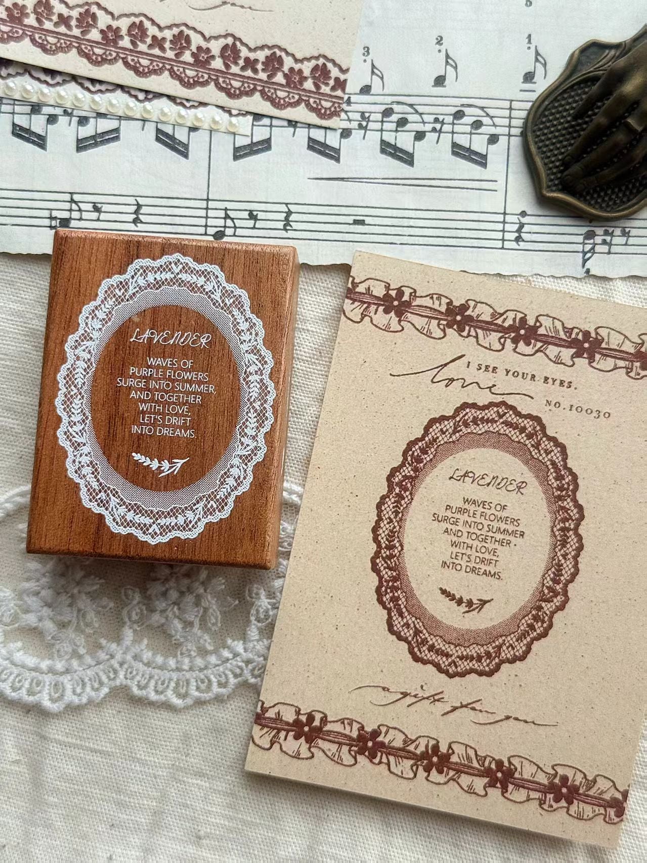 Wooden stamp