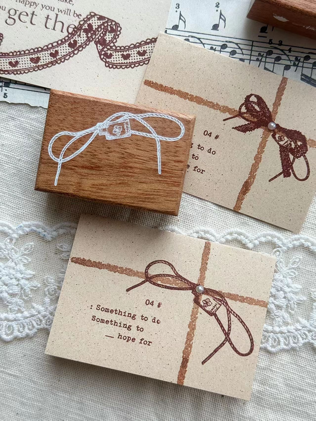 Wooden stamp