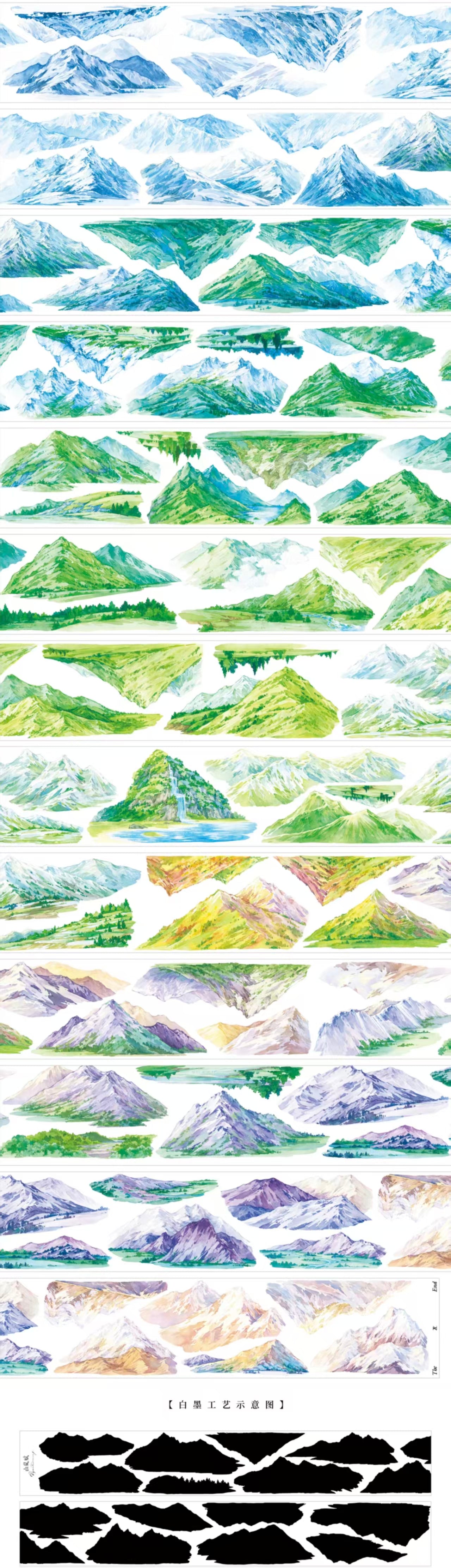 Journal landscape tape  (10m/roll)