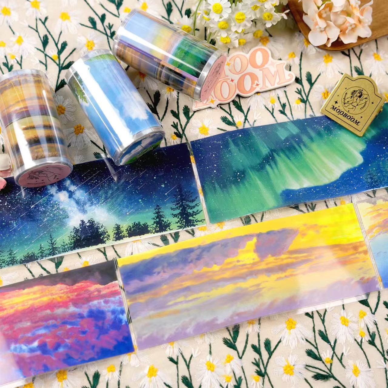 Journal landscape tape (Clouds in the sky)