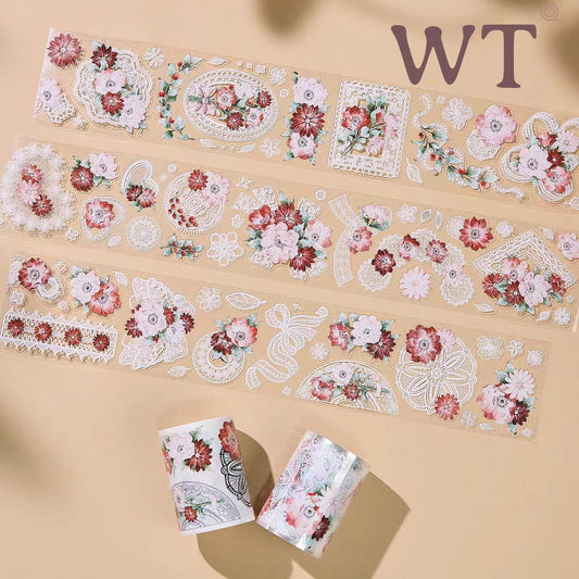 Journal pre-cut PET tape (6cm*5m/roll)