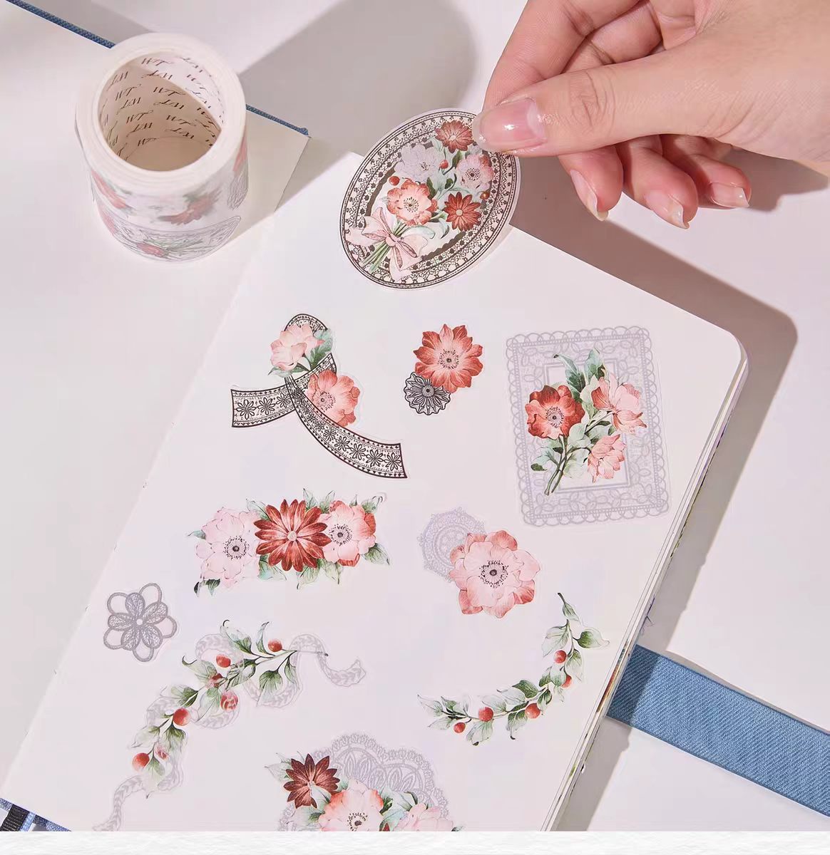 Journal pre-cut PET tape (6cm*5m/roll)