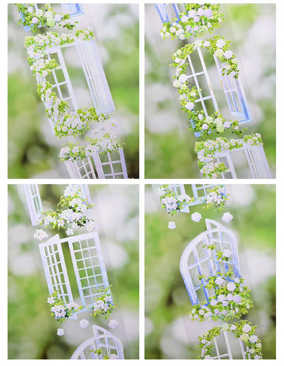 Journal PET tape (5m/roll) Window View of Floral Shadows