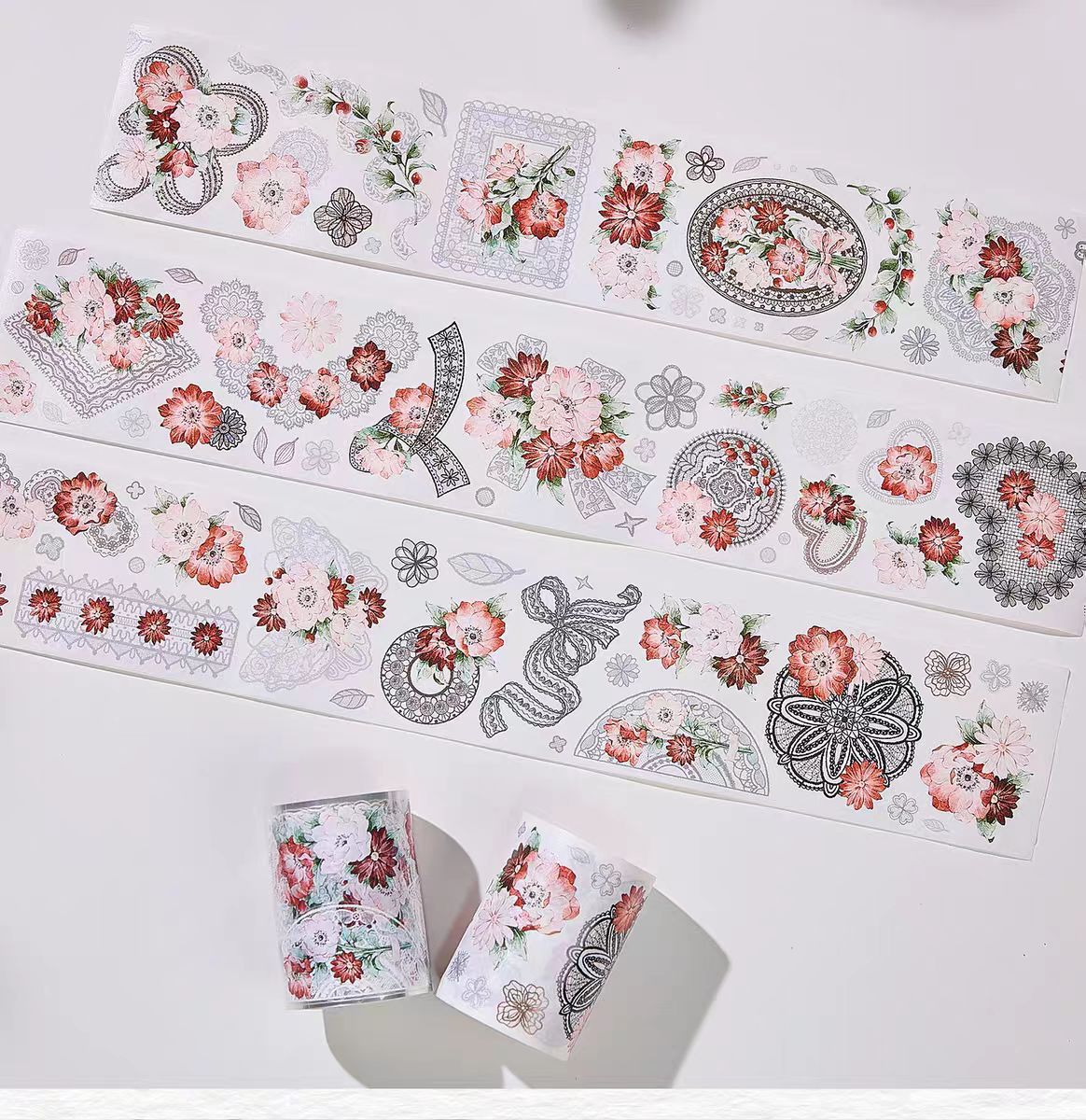 Journal pre-cut PET tape (6cm*5m/roll)