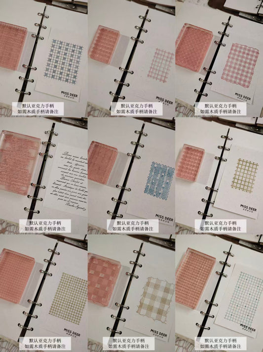Acrylic stamp