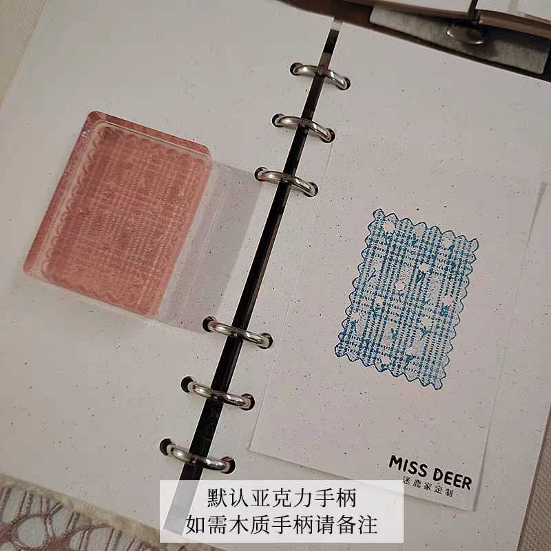 Acrylic stamp
