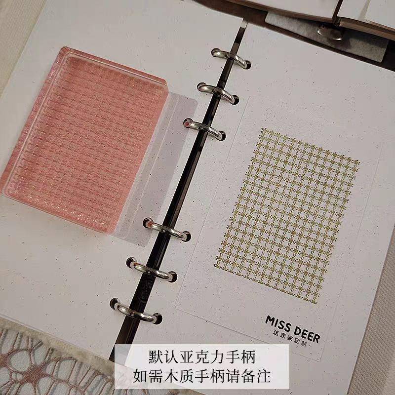 Acrylic stamp