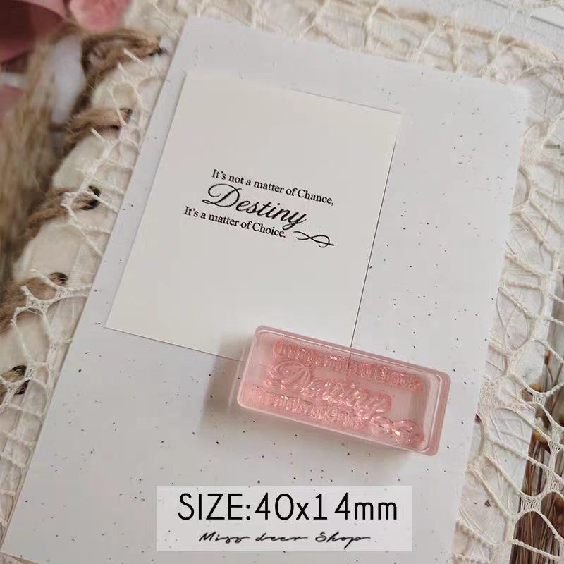Acrylic stamp