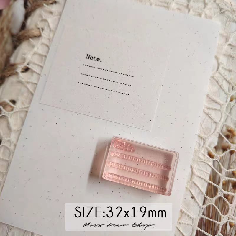 Acrylic stamp