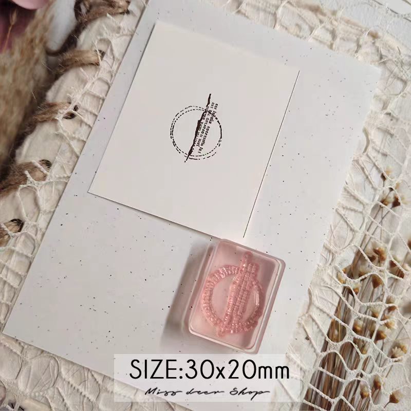 Acrylic stamp