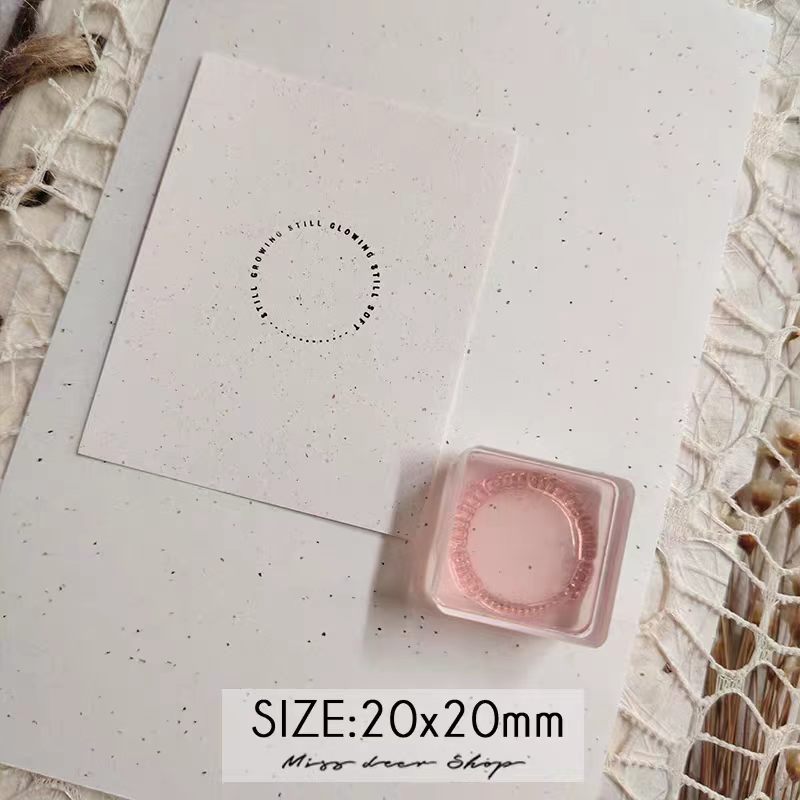Acrylic stamp