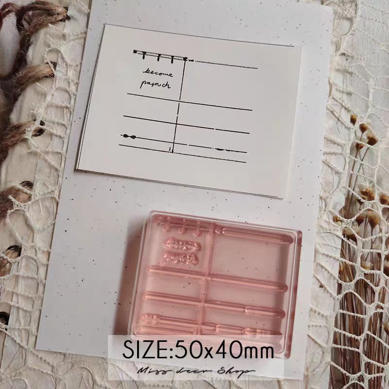 Acrylic stamp