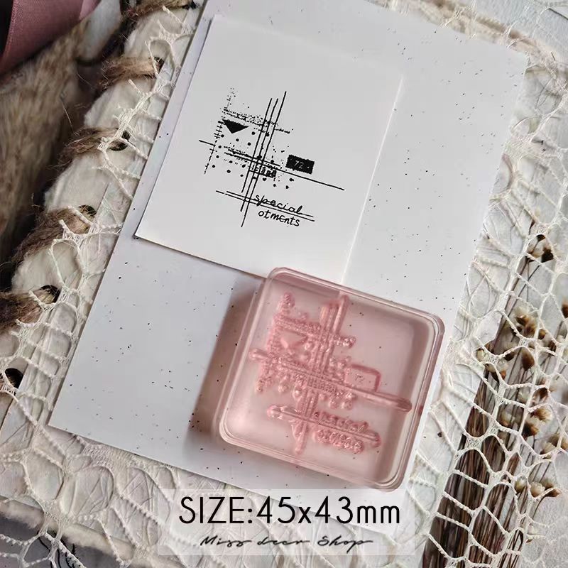 Acrylic stamp