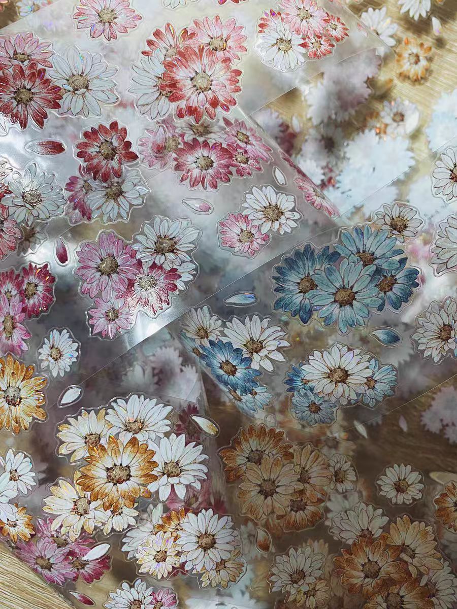 Journal flower pre-cut tape (5.5cm*5/6m)