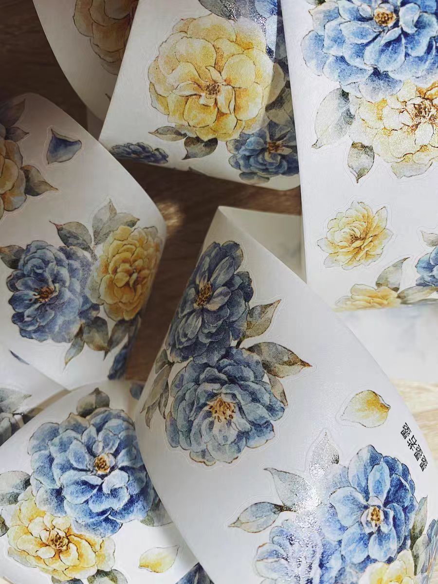 Journal flower pre-cut tape (5.5cm*5/6m)